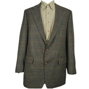 Brooks Brothers Plaid Wool Sport Coat Sz 43